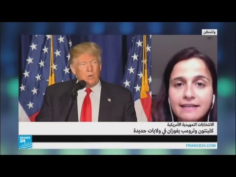 شاهد الوضع يتجه نحو مواجهة بين كلينتون وترامب