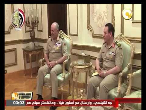 بالفيديو وزير الدفاع المصري يلتقي رئيس هيئة الاستخبارات العسكرية السودانية 