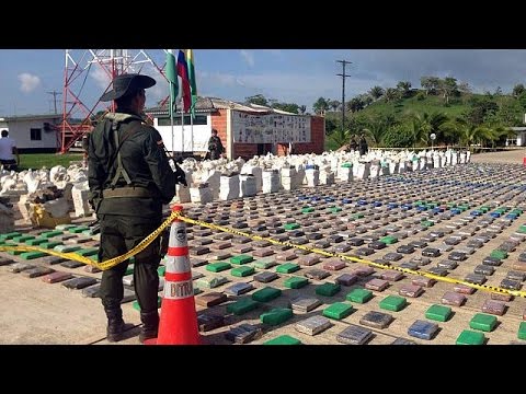 ضبط أكبر كمية من الكوكايين في تاريخ مكافحة المخدرات في كولومبيا