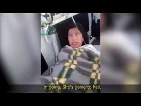 شاهد امرأة تتحول لكائن غريب