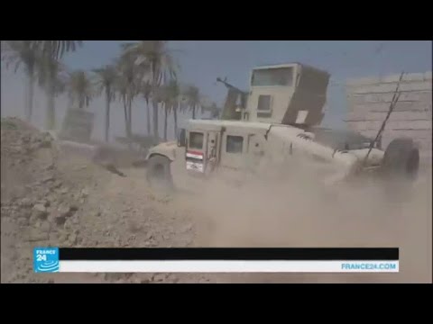 بالفيديو القوات العراقية تتقدم في الفلوجة وسط معارك عنيفة