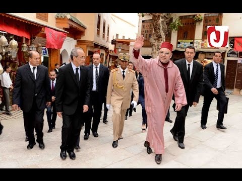 بالفيديو الملك محمد السادس يزور عددًا من المواقع التاريخية