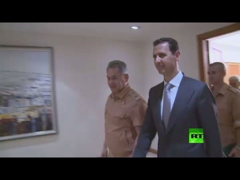 شاهد شويغو يبحث مع الأسد التعاون الروسي السوري في محاربة الإرهاب
