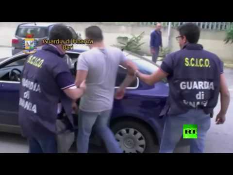 بالفيديو القبض على 41 عنصرًا من أخطر مافيات إيطاليا