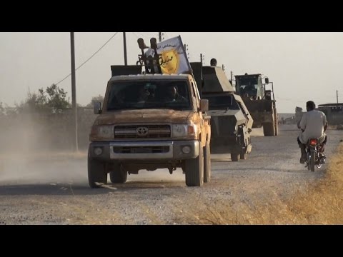 شاهد قوات سورية الديموقراطية تلاحق المتطرفين