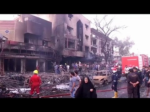 بافيديو ارتفاع أعداد القتلى والجرحى جراء تفجيرين في بغداد
