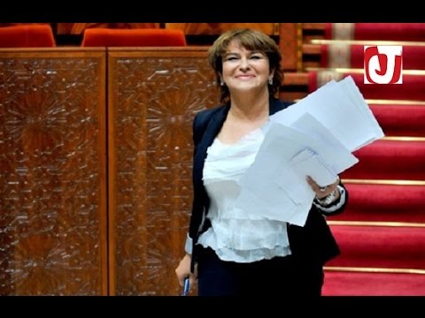 شاهد موقف محرج للوزيرة الحيطي في البرلمان