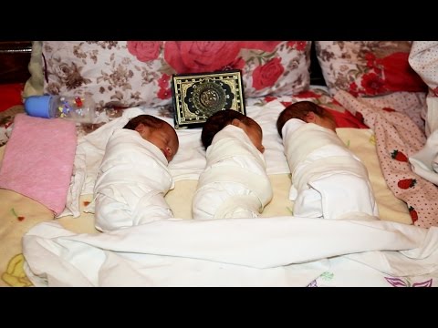 بالفيديو أسرة فقيرة في عين تاوجطات ترزق بثلاثة توائم ولا معيل لها