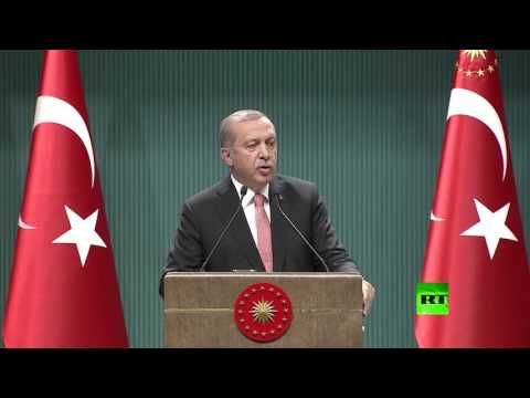 شاهد أردوغان يعلن حالةَ الطوارىء في تركيا لمدة 3 أشهر