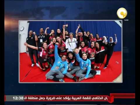 شاهد منتخب مصر لناشئات كرة اليد يفوز على سلوفاكيا
