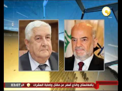مباحثات بين وزير الخارجية العراقي ونظيره السوري في بغداد