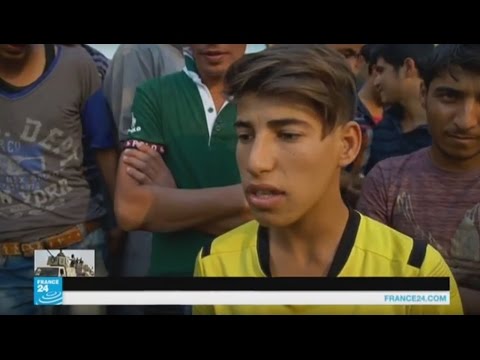 أطفال مخيم ديباجة يتمنون الالتحاق بصفوف الجيش العراقي