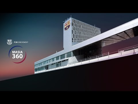 شاهد نادي برشلونة يُطلق مشروع ماسيا 360
