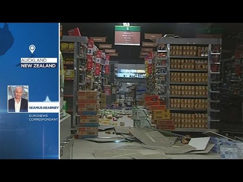 شاهد انقطاع التيار الكهربائي وتعطل خطوط الهاتف جرّاء زلزال نيوزيلاندا