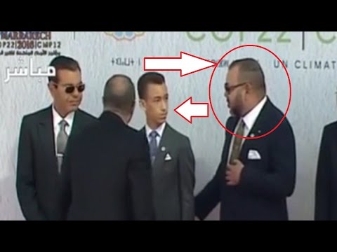 شاهد سبب مغادرة ولي العهد الحسن ومولاي رشيد مكان استقبال الضيوف