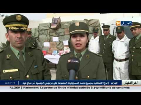 شاهد  الدرك الجزائري يحجز  مليوني و600 ألف علبة مفرقعات