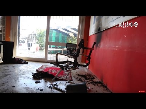 شاهد احتجاج بحرق الجسم في الرباط