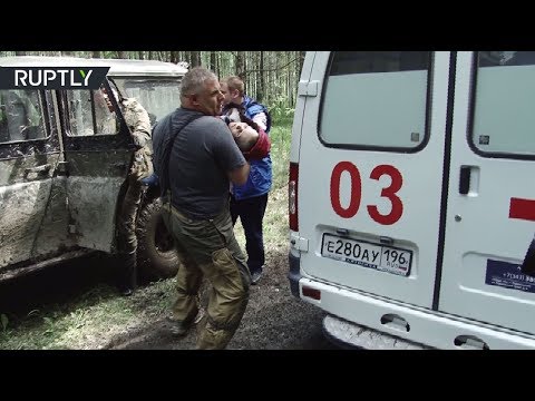 شاهد العثور على طفل روسي داخل غابة الدببة