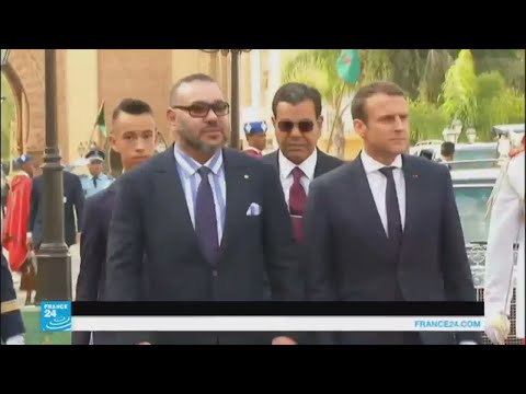 شاهد المغرب أول بلد عربي يزوره ماكرون كرئيس لفرنسا