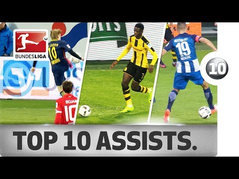 بالفيديو استمتع بأفضل 10 أسيست في البوندزليغا
