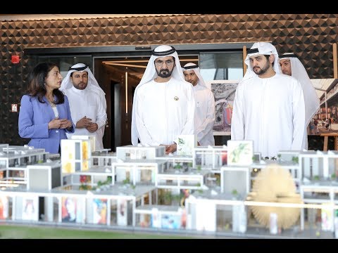 محمد بن راشد يزور حي دبي للتصميم