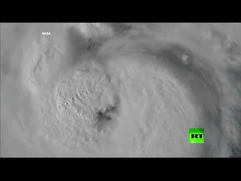 شاهد إعصار هارفي كما يرصده رواد الفضاء