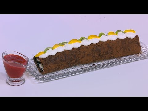 شاهد طريقة إعداد رولاد الشوكولاتة