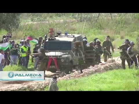 مواجهات في بلعين في الذكرى العاشرة لبناء الجدار العازل
