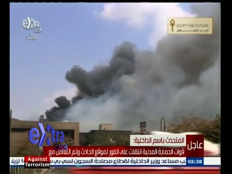 هاني عبداللطيف يؤكد السيطرة على حريق قاعة المؤتمرات