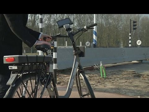 العجل الذكي لتقليل حوادث الدراجات الهوائية