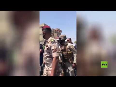 مراسم تشييع أحمد راضي في بغداد
