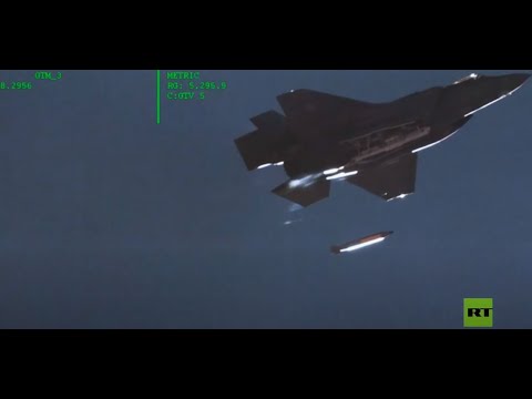 مقاتلات إف 35 الأميركية تلقي قنابل نووية خاملة