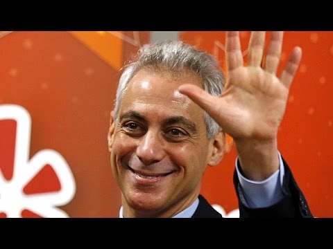 بالفيديو رام ايمانويل يتوج بعمدة شيكاغو للمرة الثانية