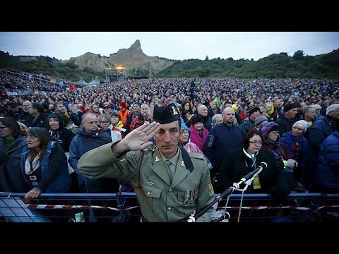 بالفيديو استراليا و نيوزيلندا تحييان ذكرى يوم أنزاك