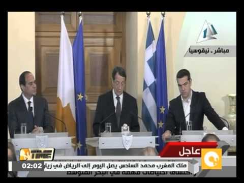 فيديو السيسي يؤكد ثبات الموقف المصري تجاه القضية القبرصية