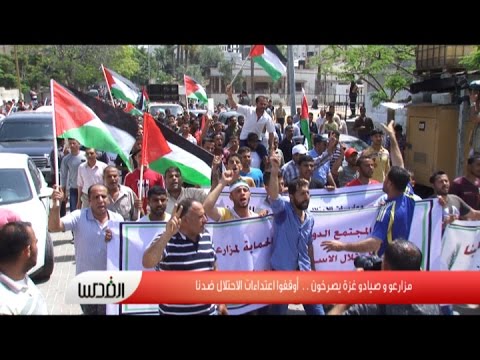 شاهد مزارعو و صيادو غزة يعانون من انتهاكات الاحتلال