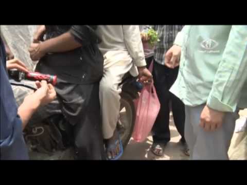 فيديو موجة الحر في كراتشي جنوب باكستان