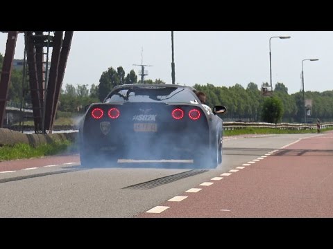 شاهد اختبار قيادة السيارة المميزة corvette c6 z06