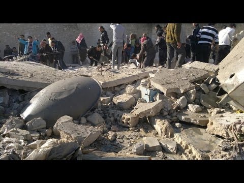 بالفيديو قتلى وجرحي إثر قصف صاروخي على حي المغاير