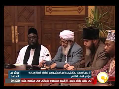 شاهد الرئيس السيسي يستقبل عددًا من المفتين وكبار العلماء