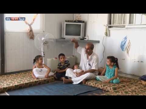 شاهد ارتفاع الحرارة يزيد معاناة لاجئي مخيم الزعتري