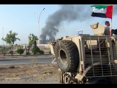 فيديو استشهاد 15 من قوات التحالف العربي في عدن