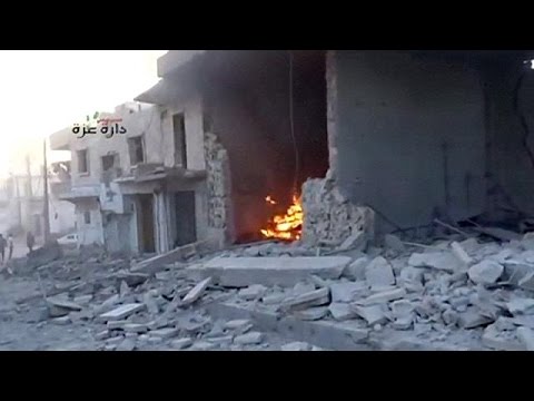 شاهد قوات النظام السوري تتأهب للهجوم على حلب
