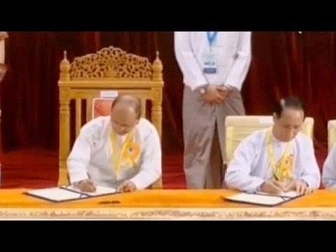 شاهد اتفاق لوقف إطلاق النار في ميانمار