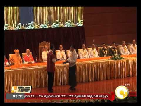 رئيس ميانمار يوقع اتفاق وقف إطلاق نار مع الجماعات المسلحة