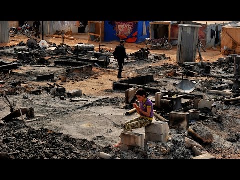 شاهد قذيفة مجهولة المصدر تودي بحياة أربع سوريين في عرسال