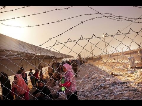شاهد نزوح 35 ألف شخص بسبب القتال قرب حلب