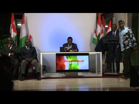 شاهد فوز ساحق لرئيس ساحل العاج الحسن وتّارا من الدورة الأولى