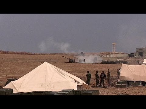 شاهد اشتباكات بين القوات الحكومية وداعش
