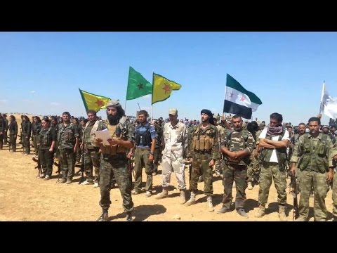 شاهد تفجير انتحاري ضد قوات سورية الديمقراطية